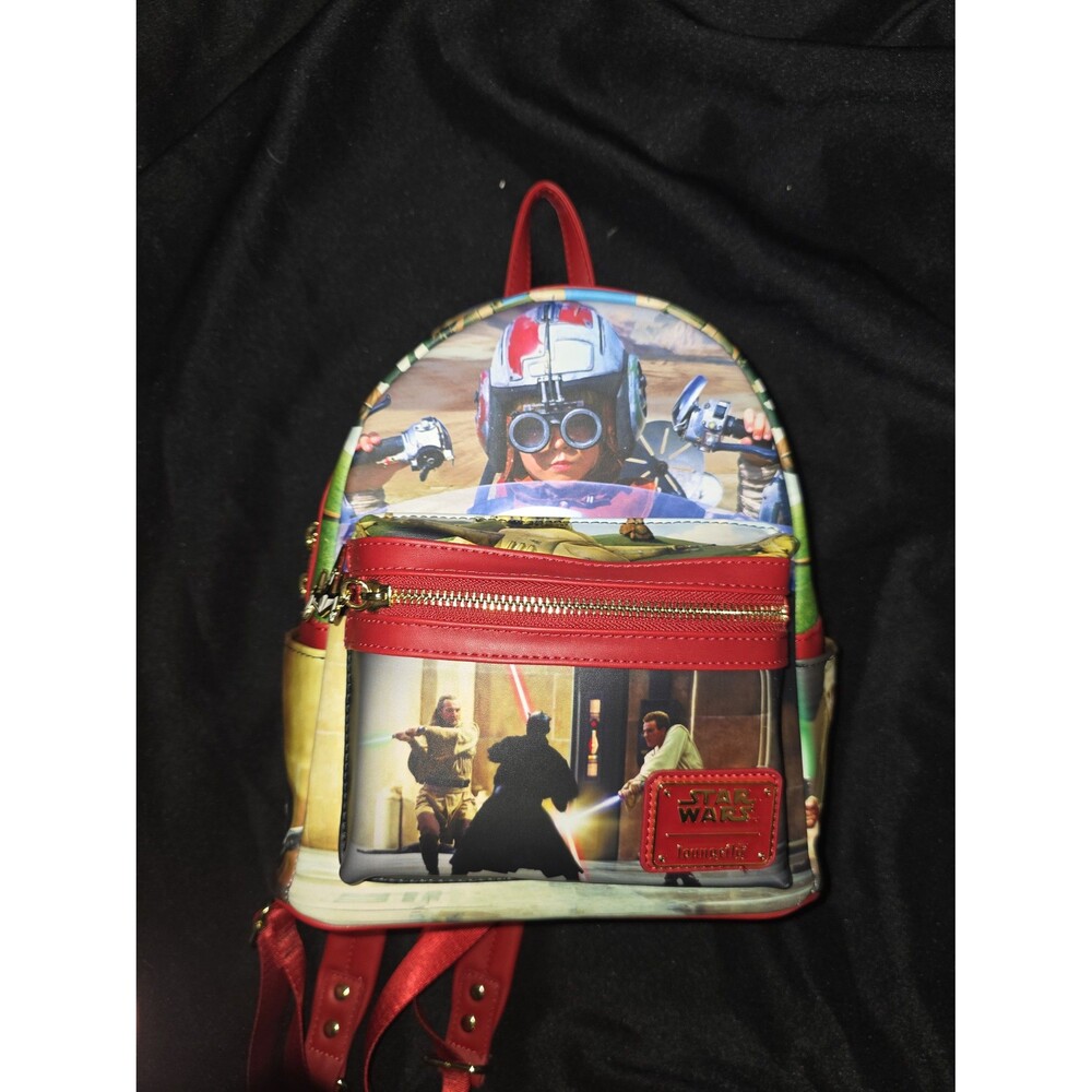 NWOT loungefly Disney star wars mini backpack bookbag bag purse tote!